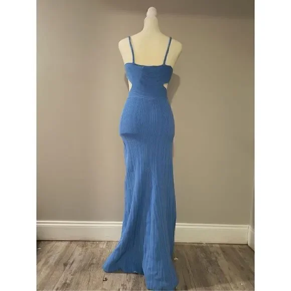 Anna Quan Blue Ribbed Sabina Dress size 2 (Au 6) NWT - Picture 7 of 7